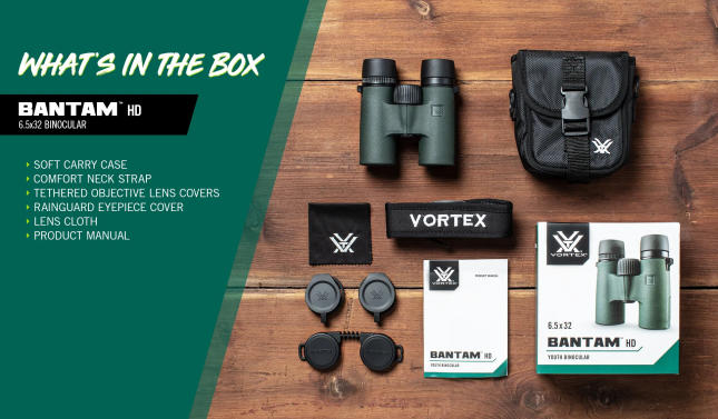 Vortex Bantam HD 6.5x32 Youth Binocular