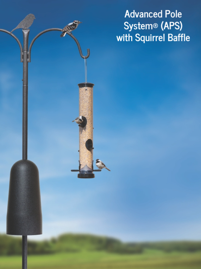 WBU Advanced Pole System (APS) Hanging System with Squirrel Baffle