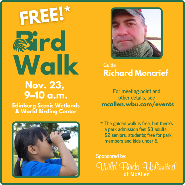 Guided Bird Walk Nov. 23