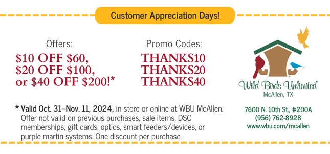 Customer Appreciation Days Coupon