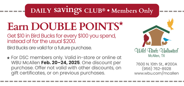 DSC Double Points Coupon Feb 2025