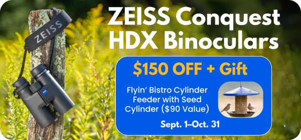 $150 Off ZEISS Conquest HDX Binoculars Plus Free $90-Value Gift in September and October