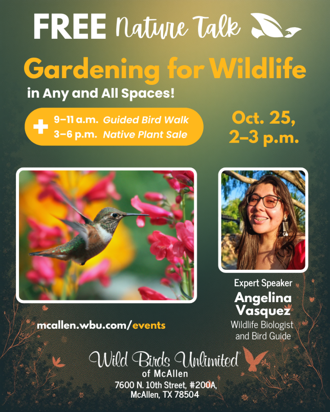 Free Talk: Gardening for Wildlife in Any and All Spaces!
