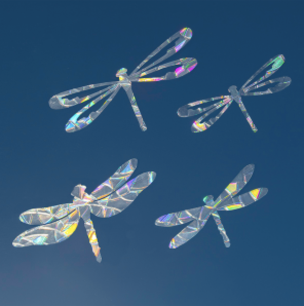 Window Gems Dragonfly Decals