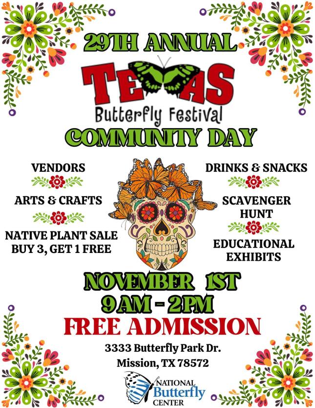 Texas Butterfly Festival Community Day 2025