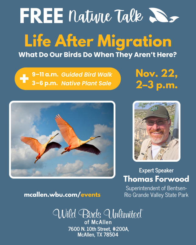 Free Nature Talk "Life After Migration"