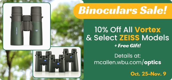 Binoculars Sale October and November