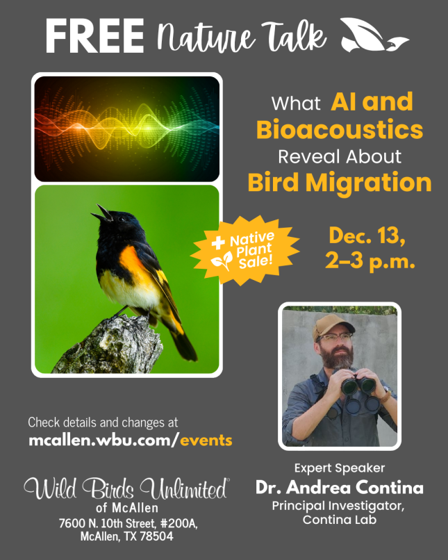 Free Nature Talk "What AI and Bioacoustics Reveal About Bird Migration"