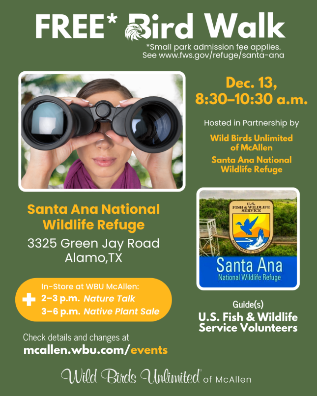 Bird Walk at Santa Ana National Wildlife Refuge