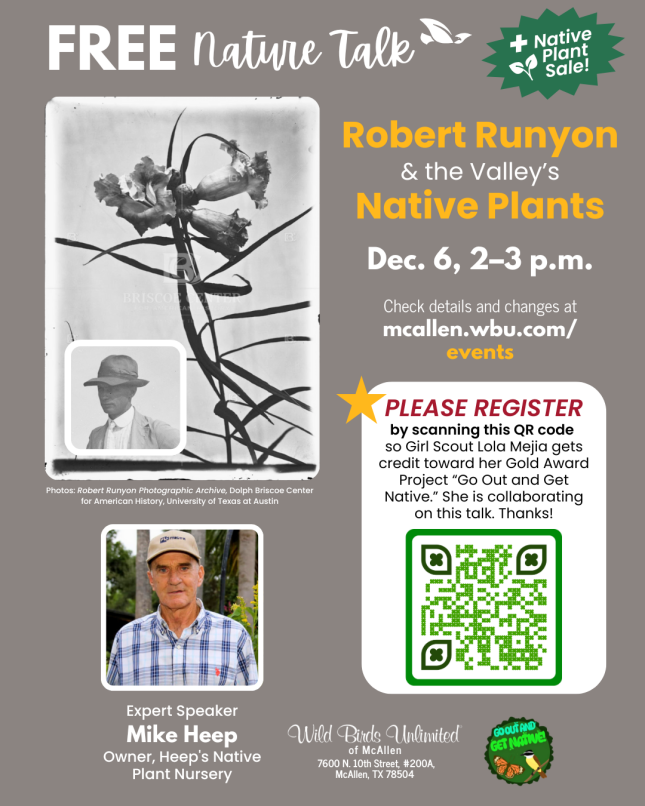 Nature Talk on Robert Runyon December 6, 2025