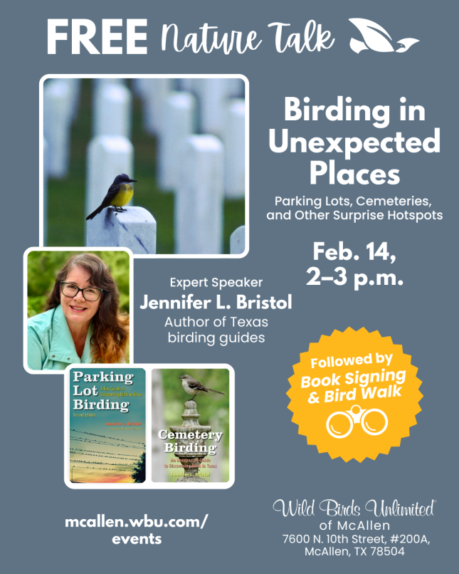 FREE Talk: "Birding in Unexpected Locations," February 14