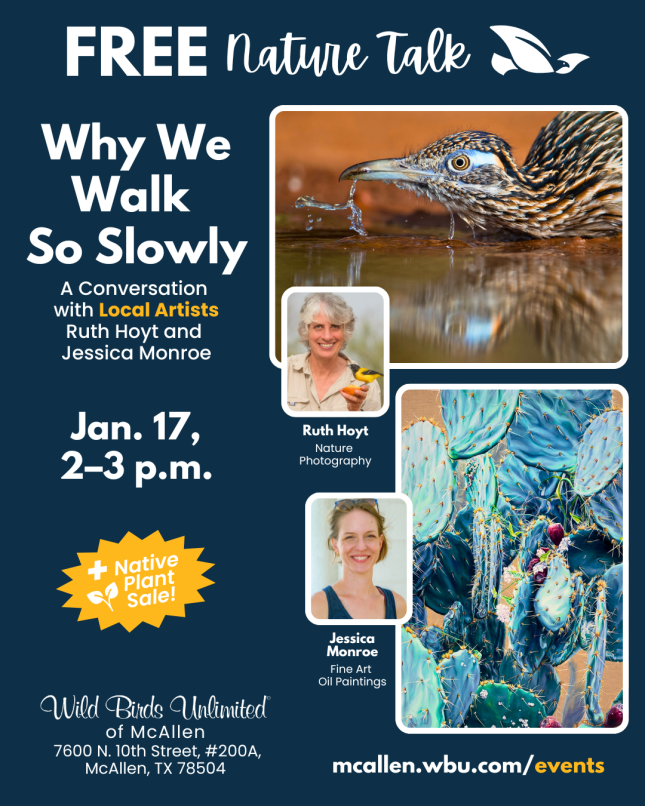 Free Nature Talk "Why We Walk So Slowly: A Conversation with Local Artists Ruth Hoyt and Jessica Monroe"