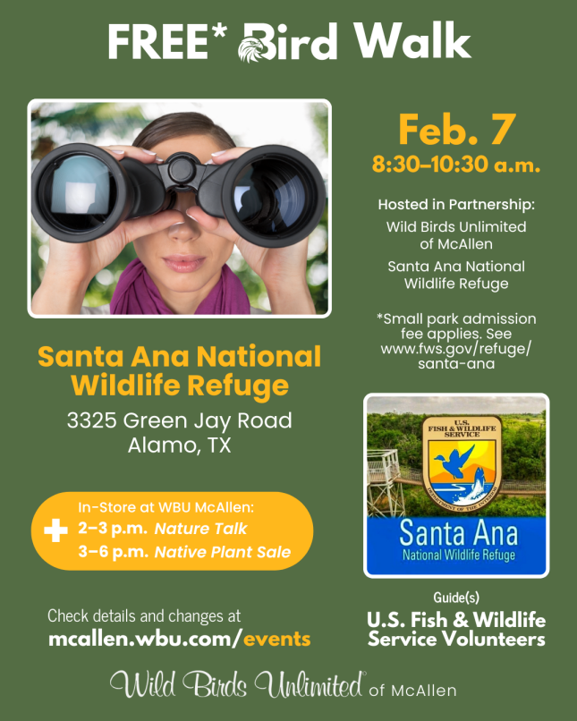 Bird Walk at Santa Ana National Wildlife Refuge