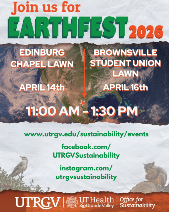 Earth Day Celebration 2026 UTRGV April 14