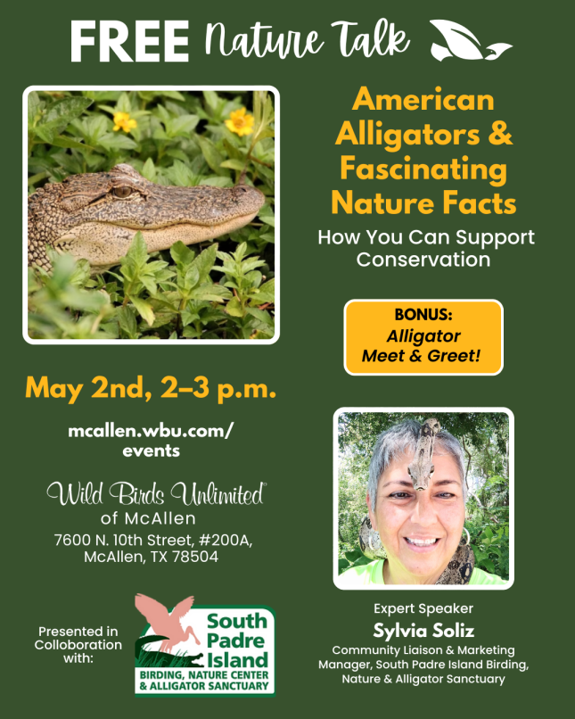 Free Talk: "American Alligators & Fascinating Nature Facts: How You Can Support Conservation" | In-Store | 2&ndash;3 p.m.