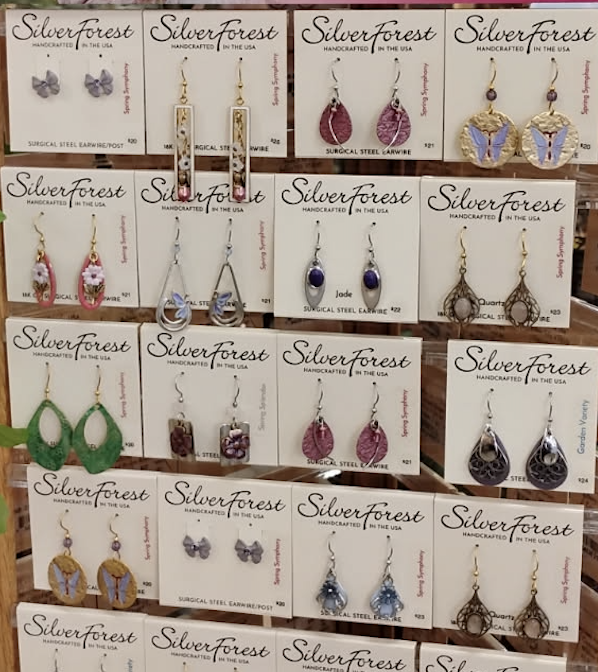 Silver Forest Earrings